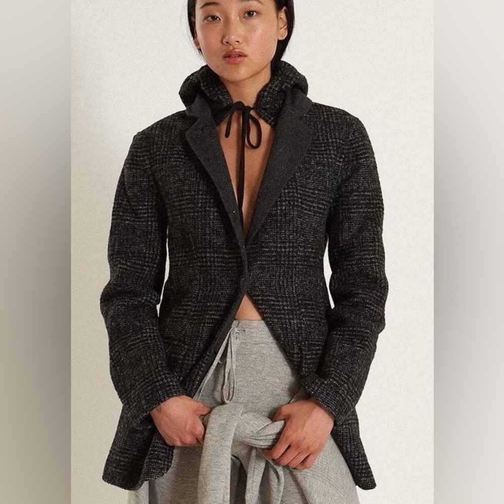 Thakoon Black Plaid Jacket